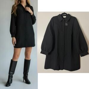 NWT TUCKERNUCK DRESS XXL BLACK SHORT CLASSY CLASSIC PREPPY MINIMALIST CHIC